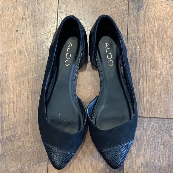 ALDO d’Orsay Flats - Black Size 7 - Picture 2 of 3